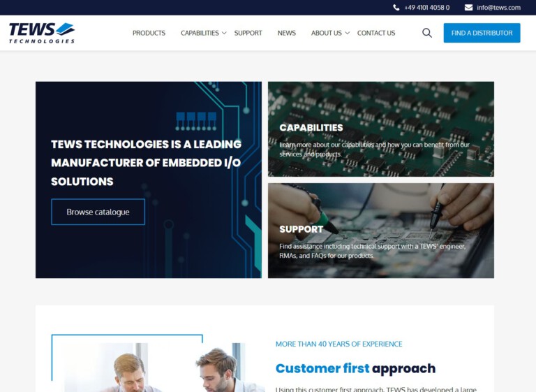 TEWS Technologies Launches New Website
